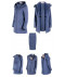Casaco Softshell - 4 em 1 - "Azul"